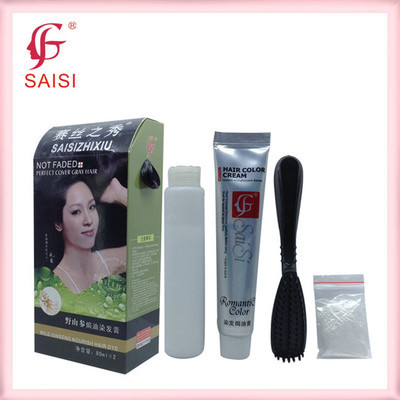 【美容美发用品批发染发膏 双支装120ml×2野山参焗油染发膏】价格,厂家,图片,染发剂、染发膏、染色笔,广州赛丝化妆品-
